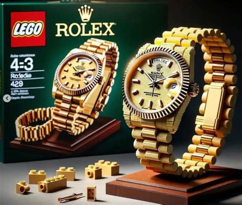 rolex watch lego|lego watch for adults.